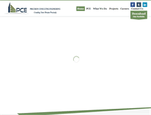 Tablet Screenshot of pce-consultants.com